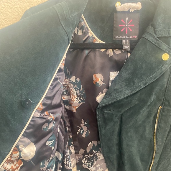 Isaac Mizrahi Live! Suede Jacket NWOT - Picture 6 of 9